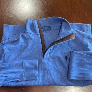 Polo Ralph Lauren Blue Quarter-Zip Pullover